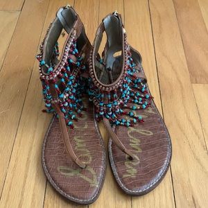 Sam Edelman beaded sandals. 8.5
